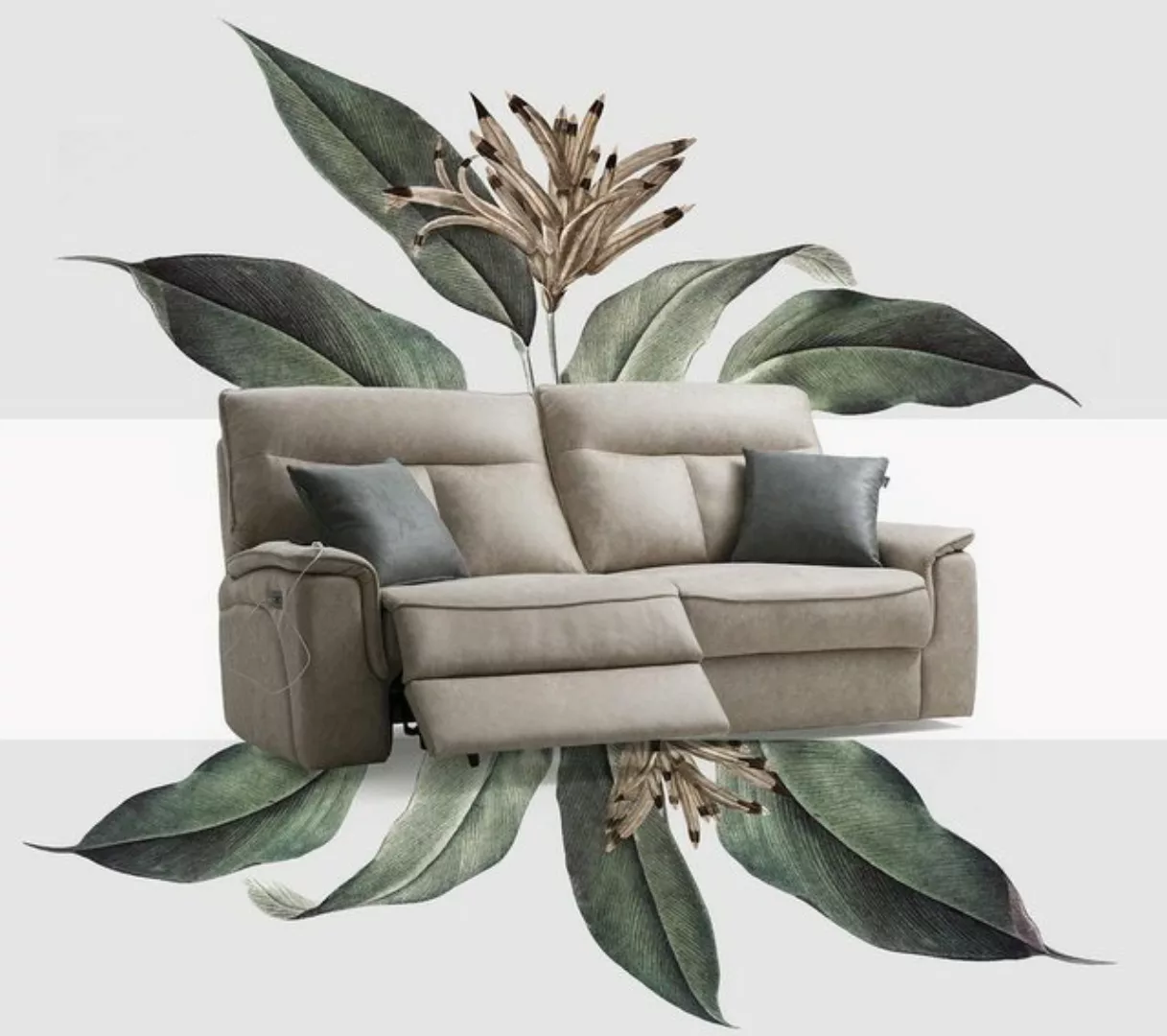JVmoebel 3-Sitzer Beige Sofa Wohnzimmer Designer Modern Luxus Sitzmöbel Neu günstig online kaufen