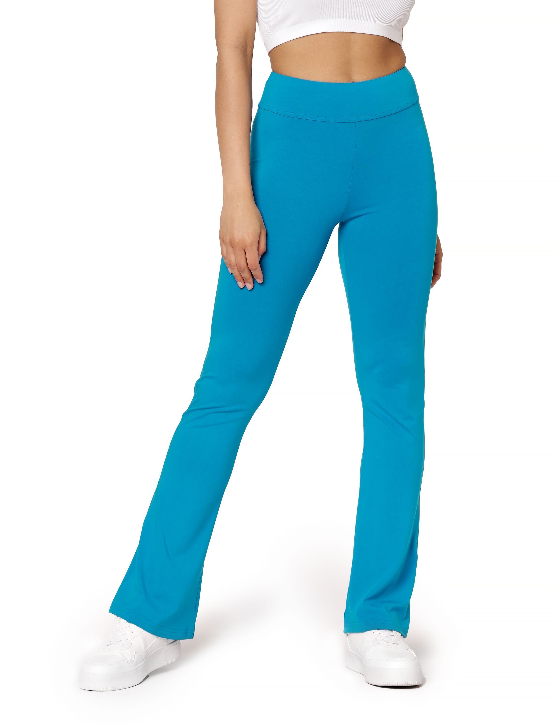 Bellivalini Leggings Damen Yogahose Jogginghose Flare günstig online kaufen