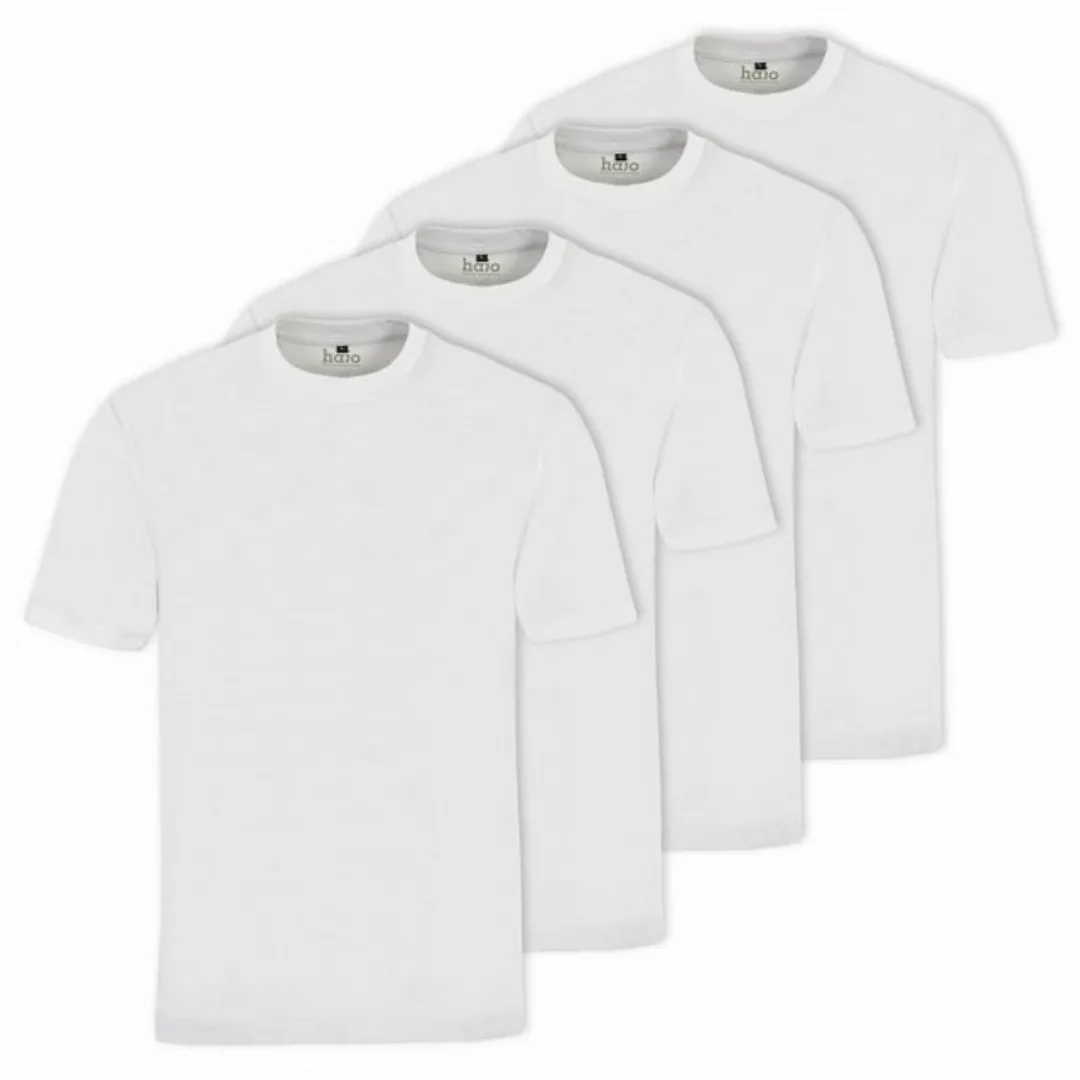 Hajo T-Shirt Herren T-Shirt, 4er Pack - Basic, Kurzarm günstig online kaufen