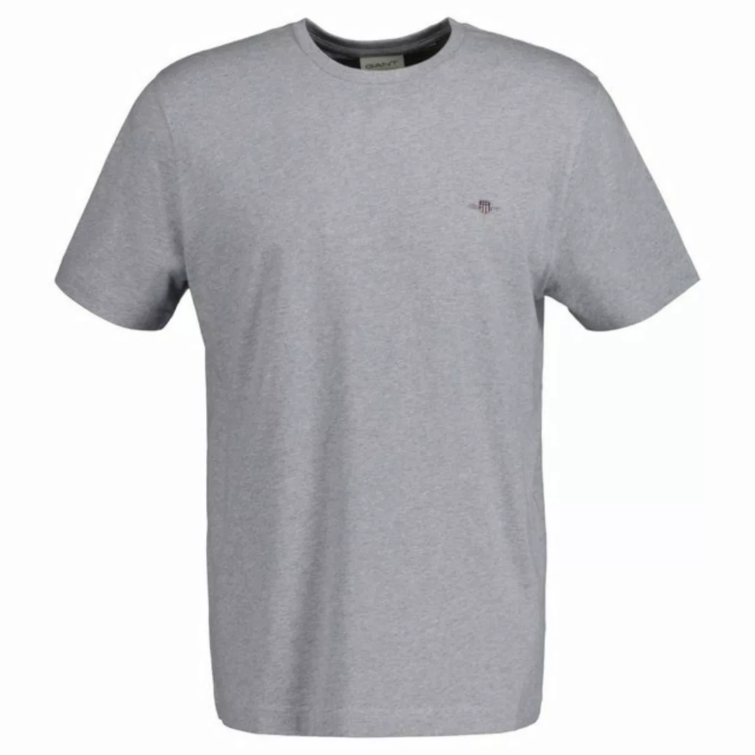 Gant T-Shirt SLIM SHIELD V-NECK T-SHIRT mit einer kleinen Logostickerei auf günstig online kaufen