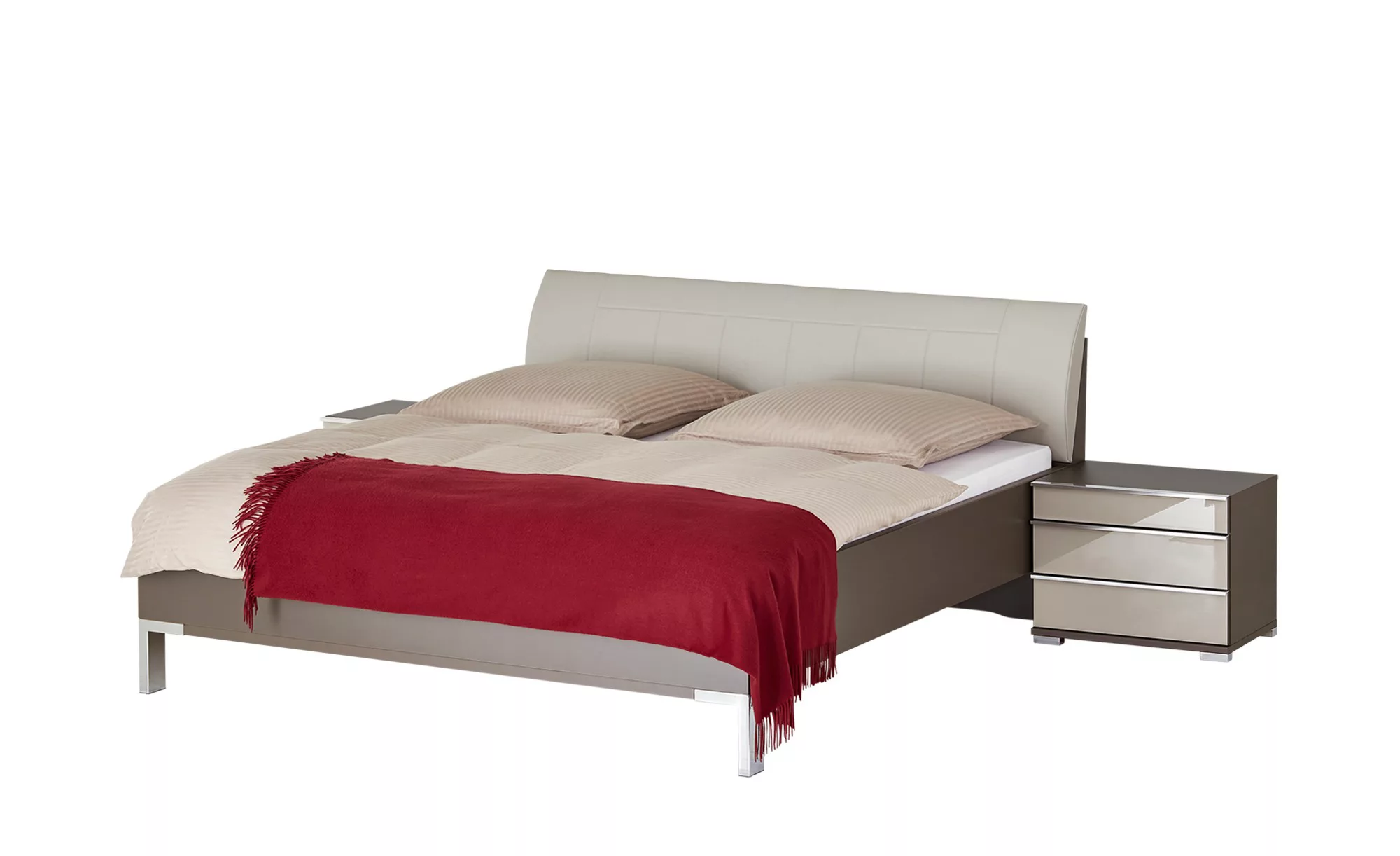 Bettanlage - grau - Betten > Bettgestelle - Möbel Kraft günstig online kaufen