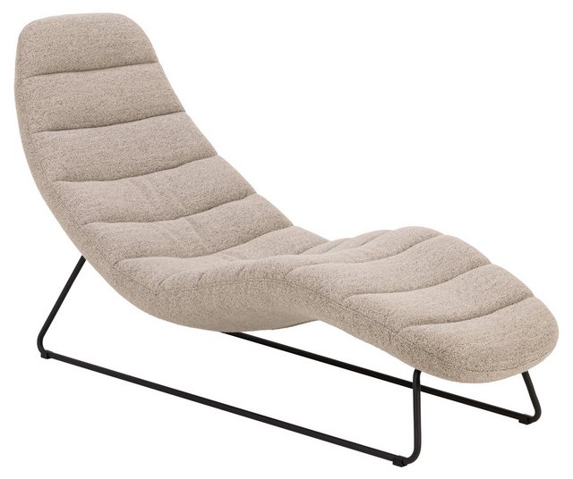 ACTONA GROUP Chaiselongue in Beige, Stoff - 63x86x156cm (BxHxT) günstig online kaufen