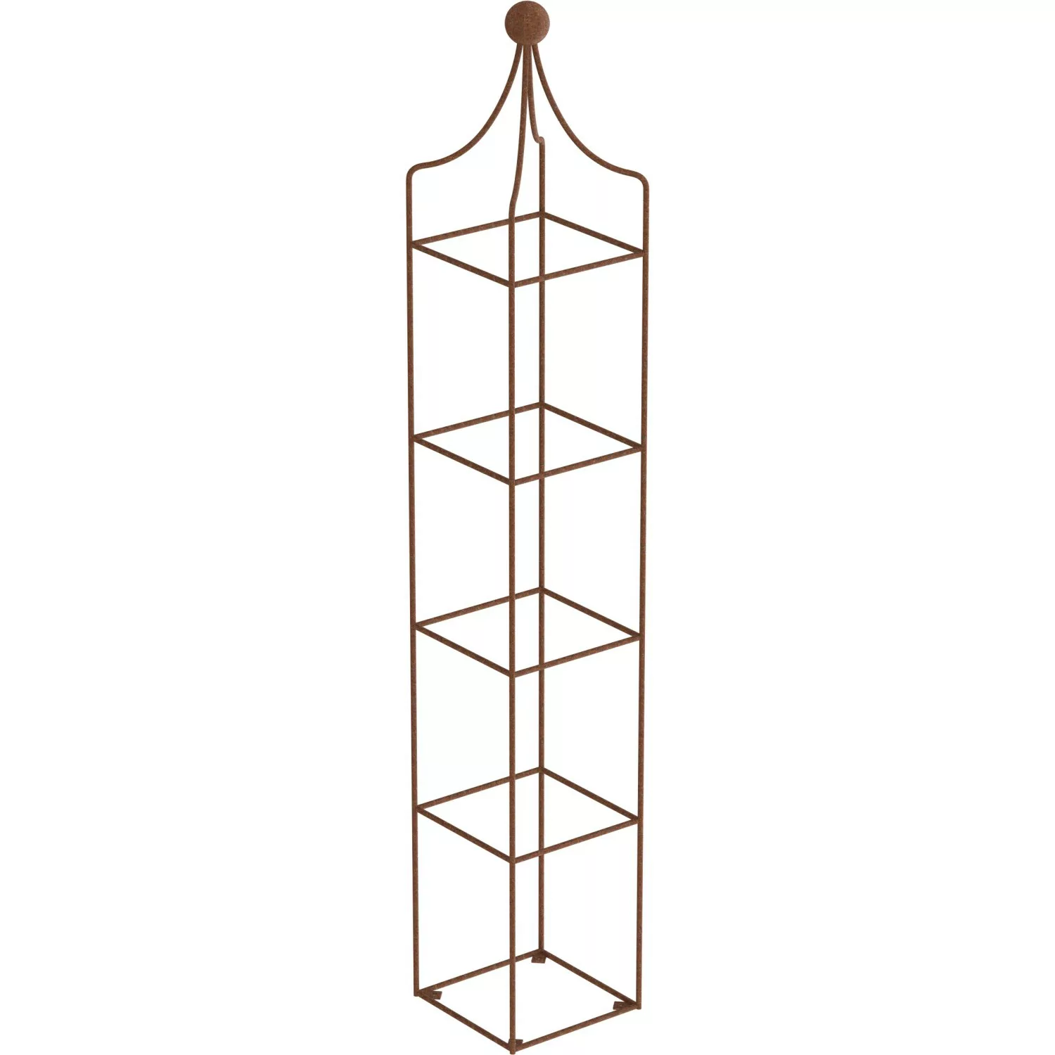 ELEO Rankobelisk Catania 140 cm x 29 cm Rankhilfe mit Rostpatina günstig online kaufen