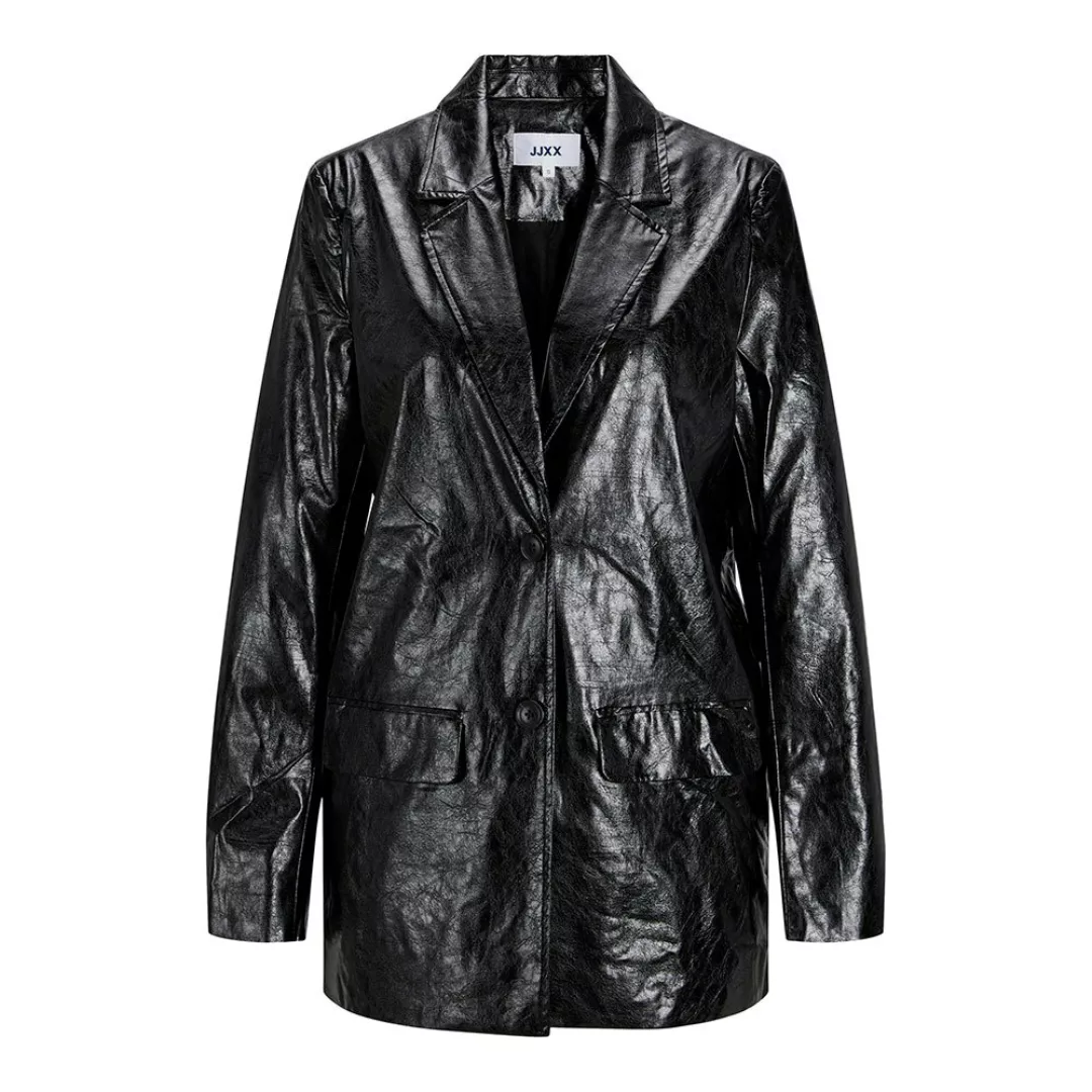 Jjxx Wilson Faux Leather Blazer S Black günstig online kaufen
