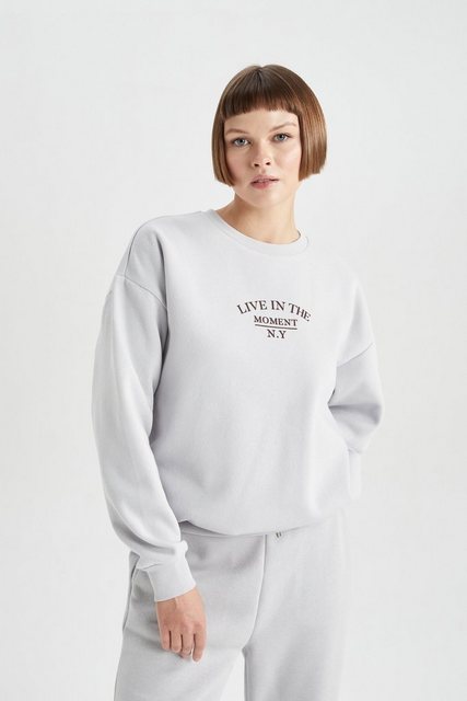 DeFacto Sweatshirt Damen Sweatshirt RELAX FIT günstig online kaufen