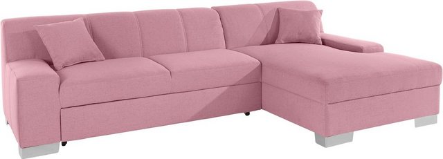 DOMO collection Ecksofa "Bero L-Form", wahlweise mit Bettfunktion günstig online kaufen