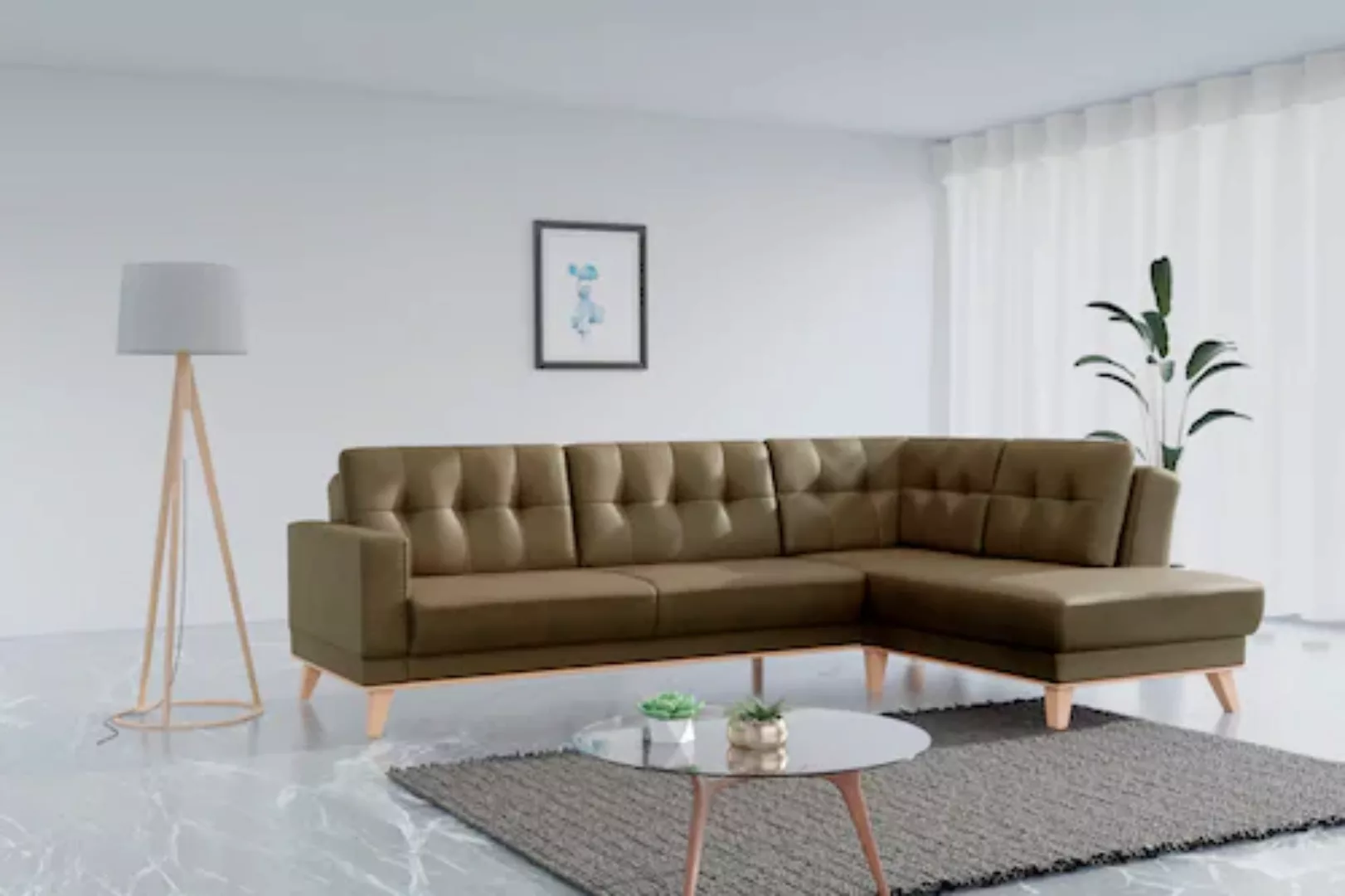 sit&more Ecksofa Lavida L-Form, wahlweise mit Kippfunktion und Bettkasten günstig online kaufen