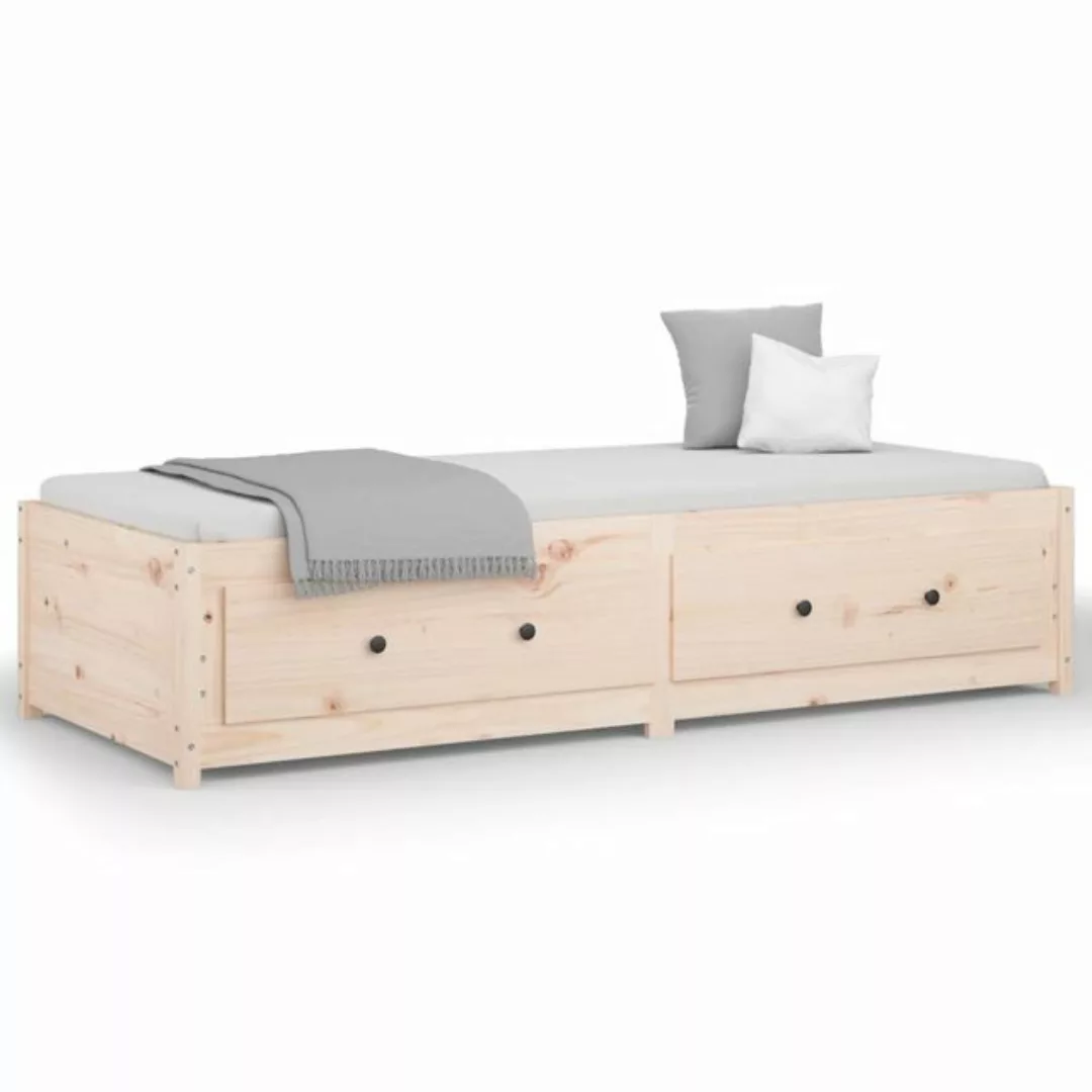 vidaXL Gästebett Gästebett Tagesbett 90x200 cm Massivholz Kiefer Bett Bettg günstig online kaufen