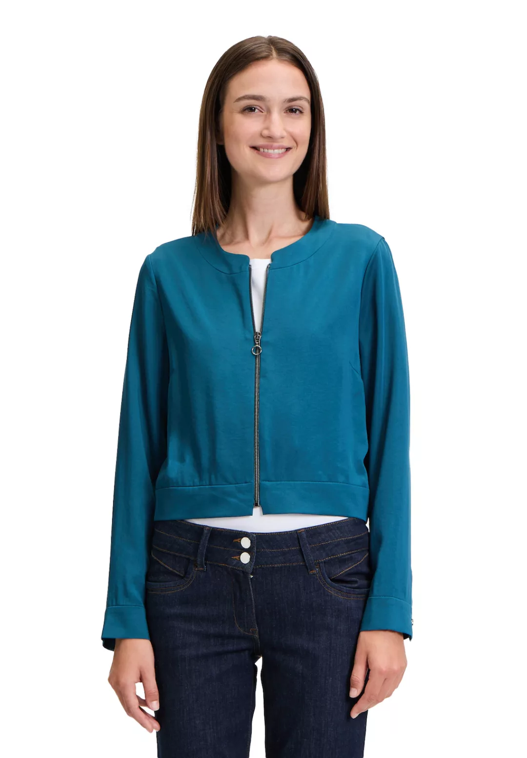 Betty Barclay Jackenblazer "Betty Barclay Casual-Jacke langarm", Material günstig online kaufen