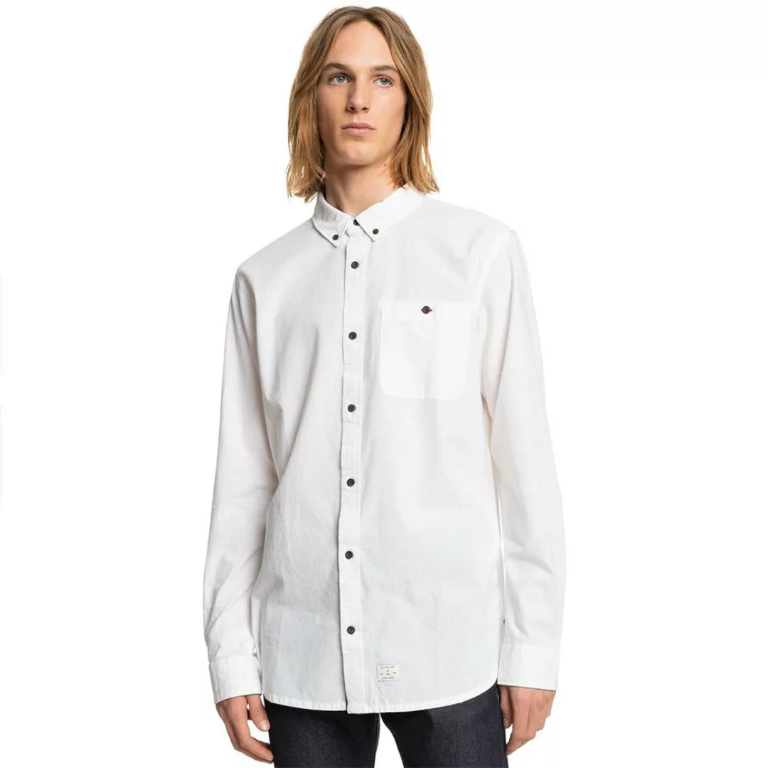 Quiksilver Belambro Langarm Hemd XL White günstig online kaufen