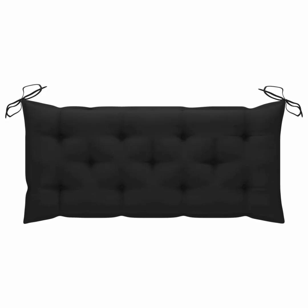 Gartenbank-auflage Schwarz 120x50x7 Cm Stoff günstig online kaufen