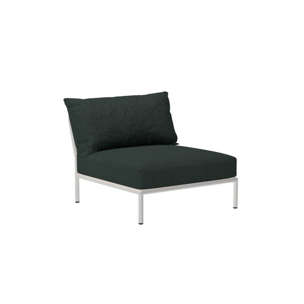 LEVEL2 Outdoor Sessel Lounge-Modul 1 Alpine Weiß günstig online kaufen