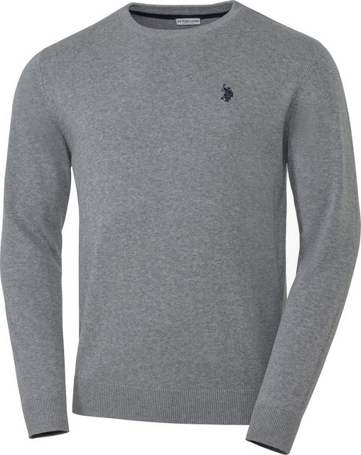 US Polo Assn. Rundhalspullover Besonders hautfreundlich dank 100% Baumwolle günstig online kaufen