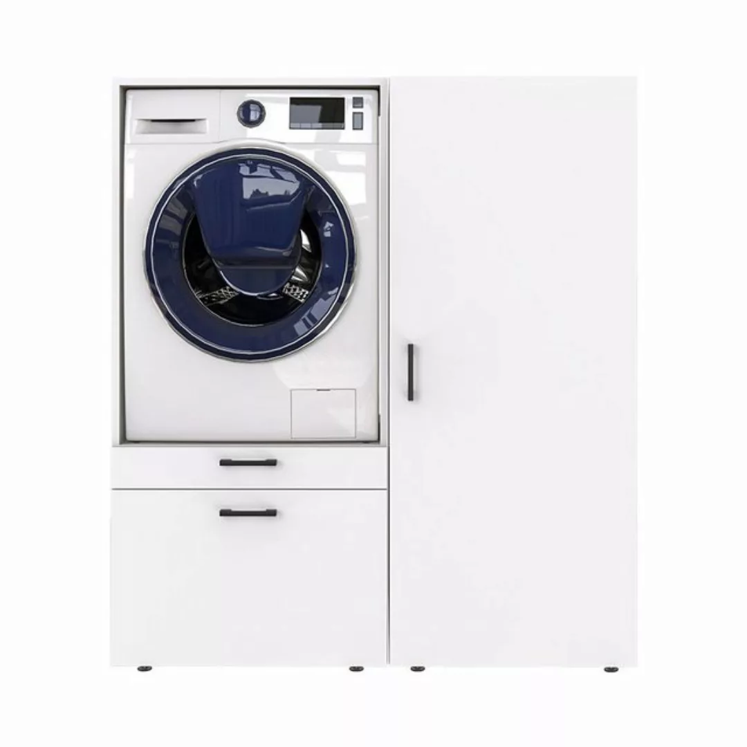 Roomart Waschmaschinenumbauschrank (Roomart Waschmachinenschrank für Hauswi günstig online kaufen