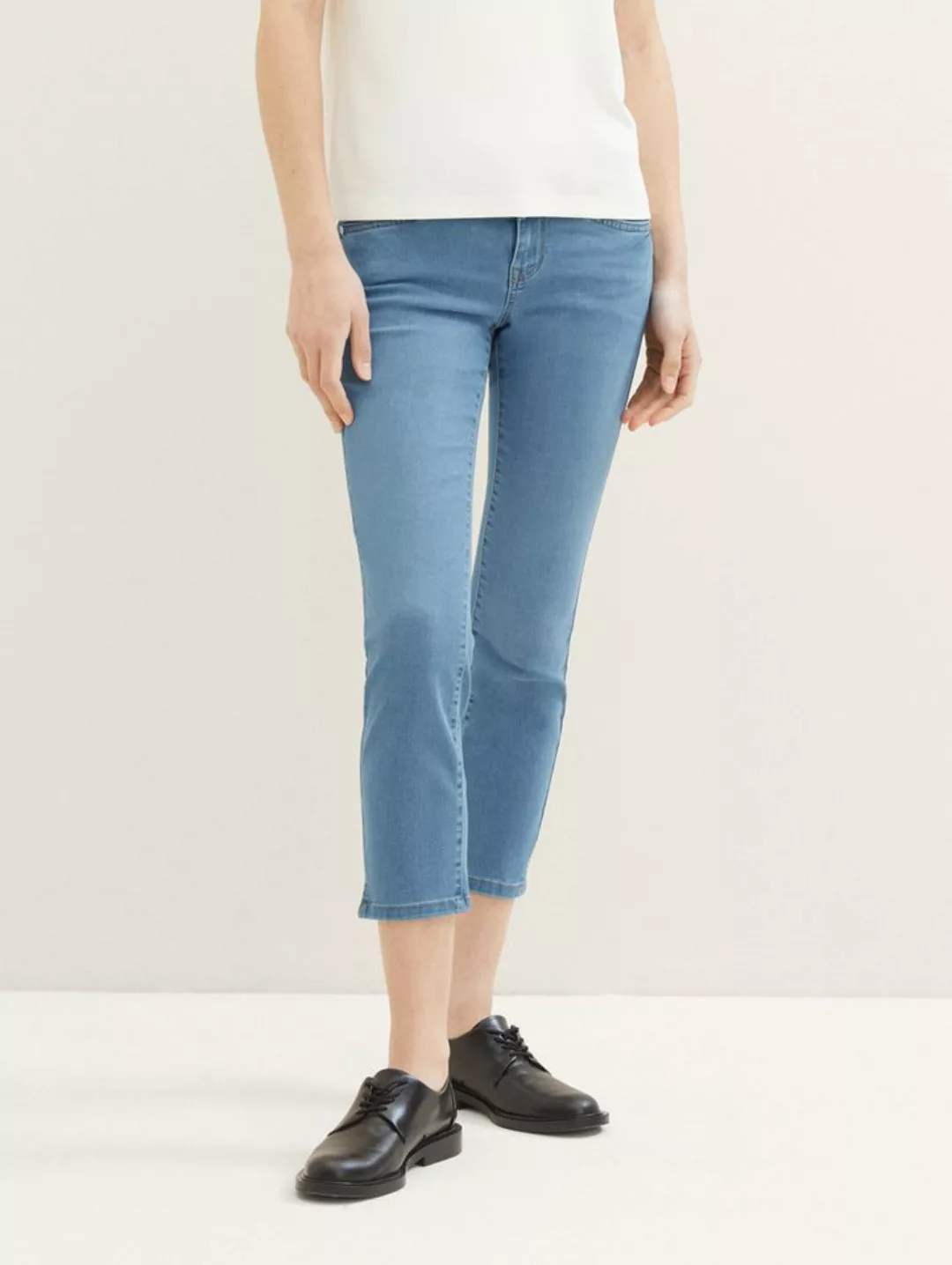 TOM TAILOR Slim-fit-Jeans ALEXA in 7/8 Länge und mit Bindeband günstig online kaufen