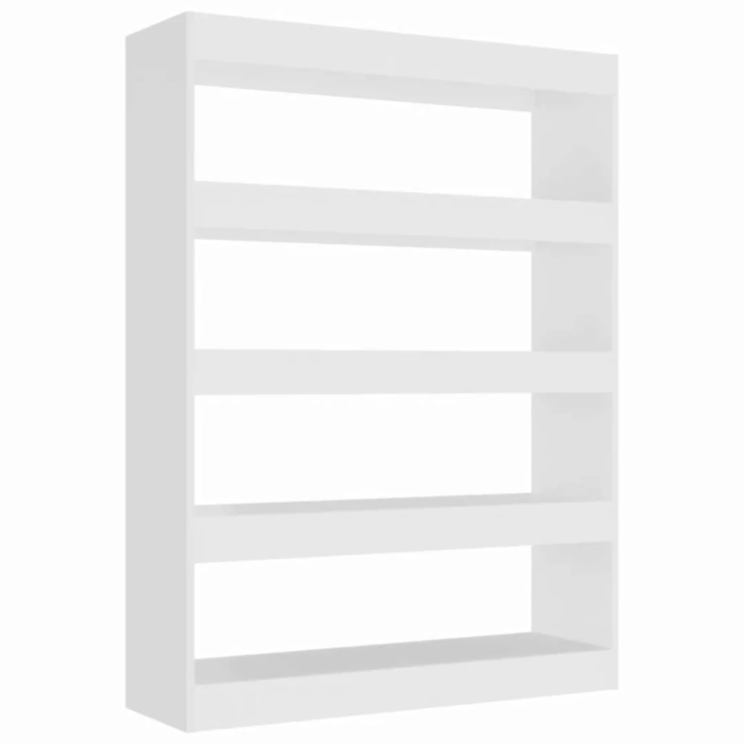 Vidaxl Bücherregal/raumteiler Weiß 100x30x135 Cm günstig online kaufen