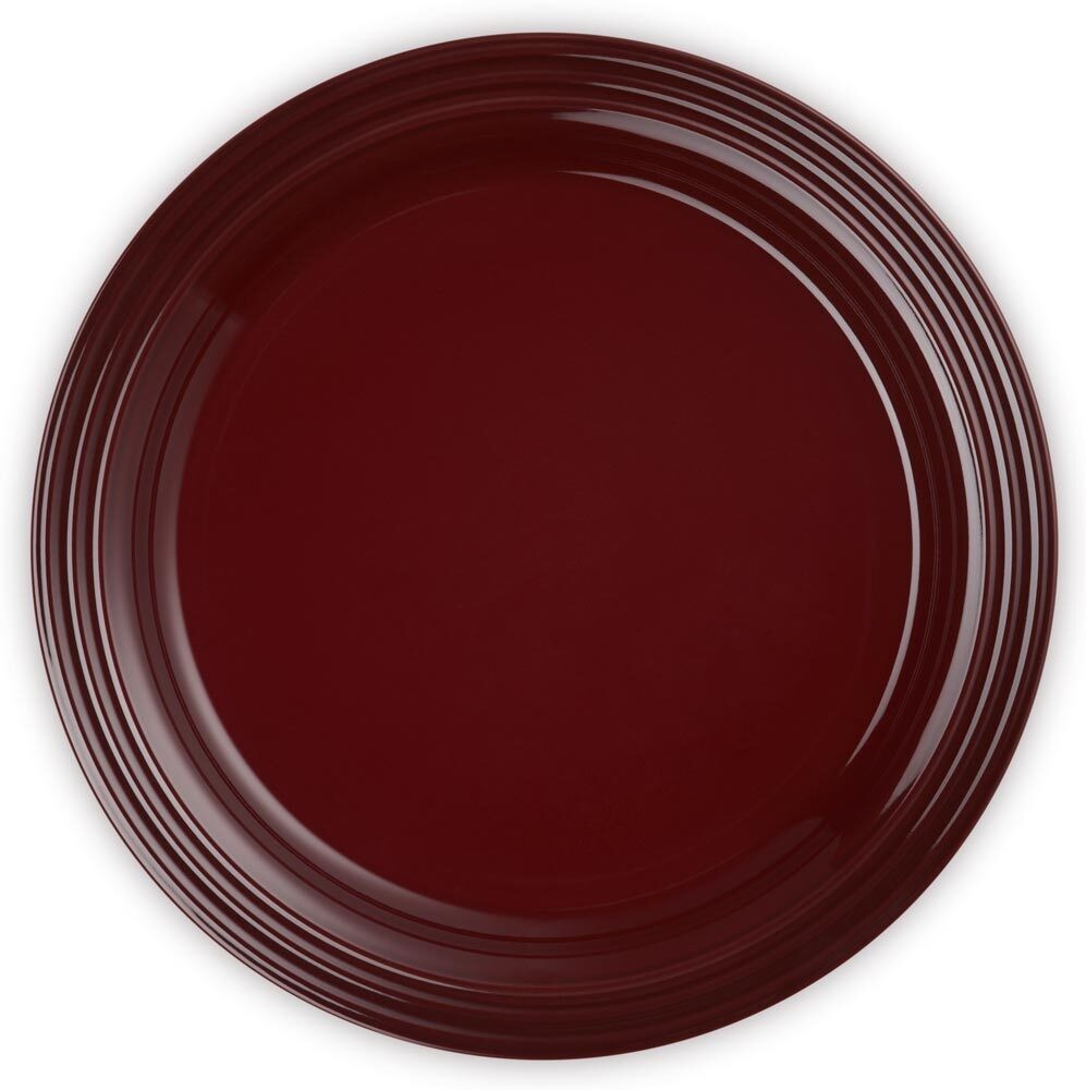 Le Creuset Speiseteller Steinzeug Rhône Bordeaux-Rot 27cm günstig online kaufen