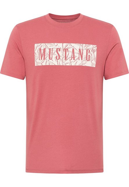 MUSTANG Kurzarmshirt Print-Shirt günstig online kaufen