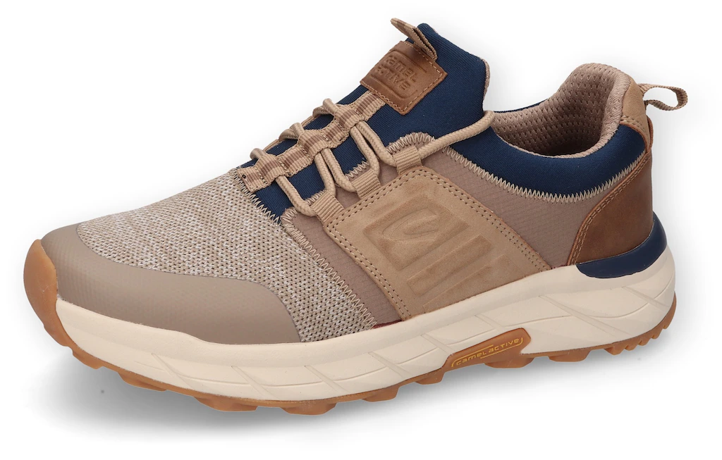 camel active Sneaker, im knitwear Look, Freizeitschuh, Halbschuh, Schnürsch günstig online kaufen