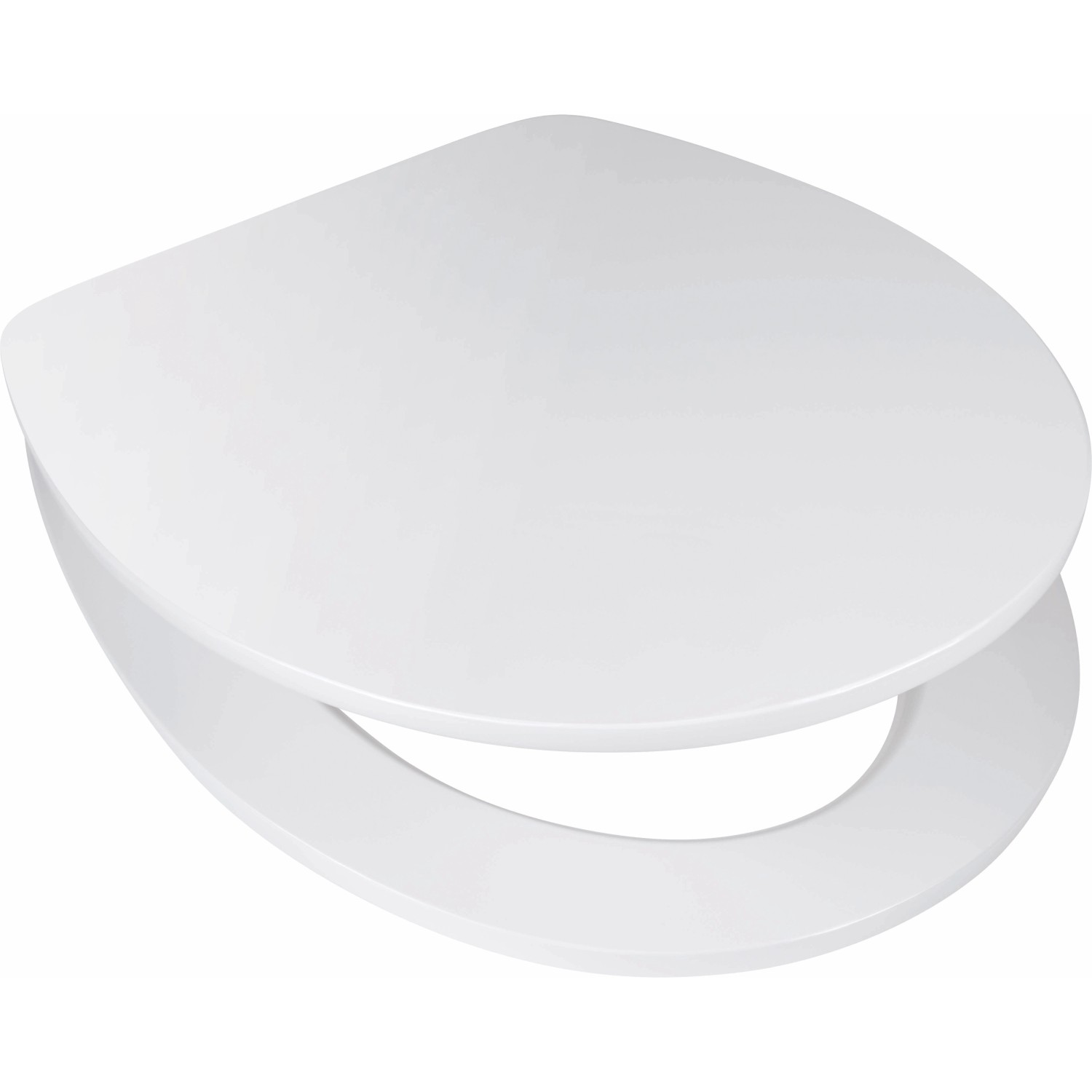 baliv WC-Sitz Tonda mit Absenkautomatik MDF Holzkern Weiß günstig online kaufen