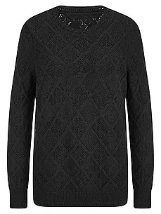 Rundhals-Pullover Anna Aura schwarz günstig online kaufen