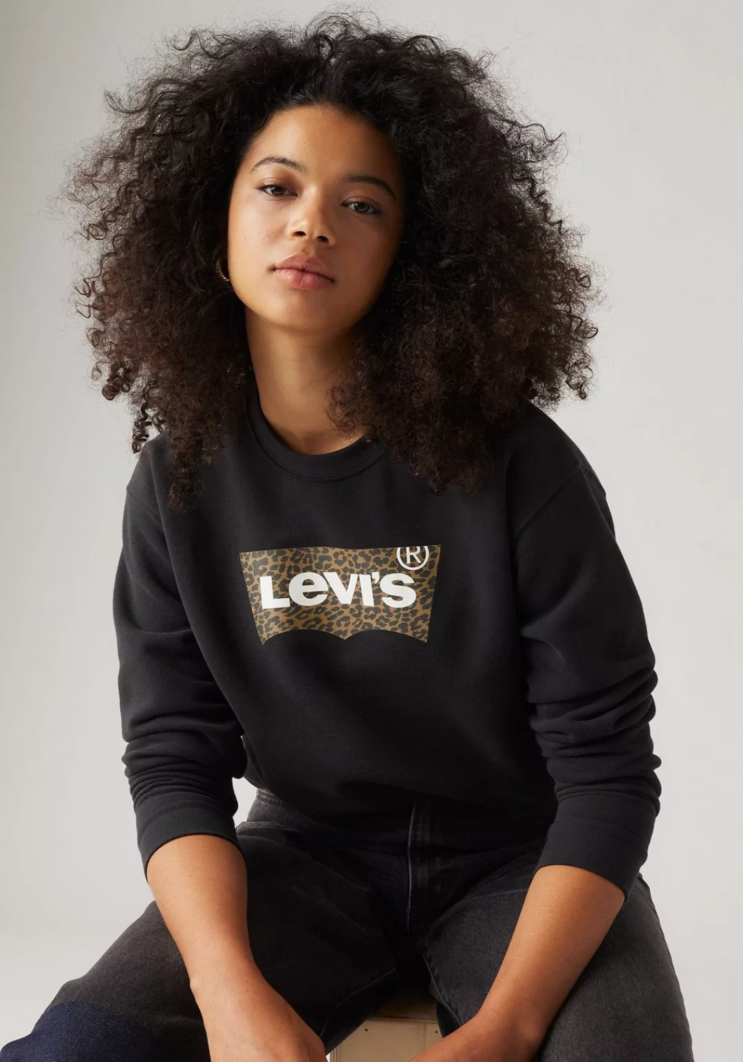 Levi's® Sweatshirt GR EVERYDAY CREW mit Marken Print günstig online kaufen