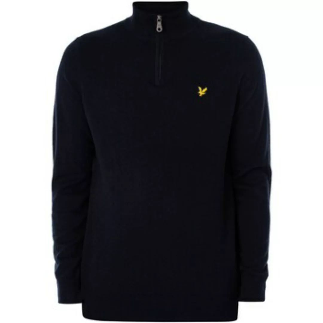 Lyle & Scott  Pullover Marino Strickpullover Mit Viertelreißverschluss günstig online kaufen