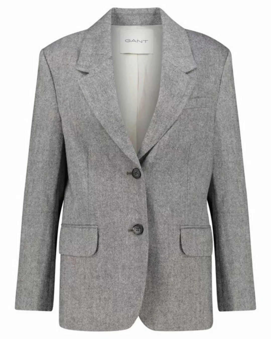 Gant Blusenblazer Damen Blazer mit Wolle STRUCTURE (1-tlg) günstig online kaufen