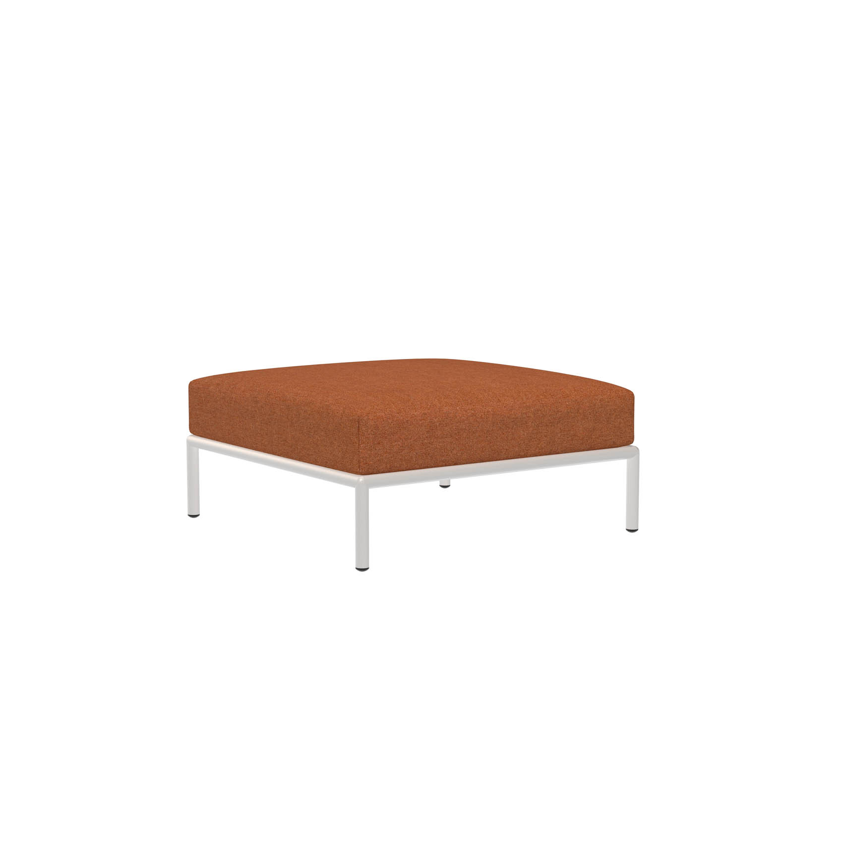 LEVEL2 Outdoor Ottoman Lounge-Modul 3 Rost Weiß günstig online kaufen