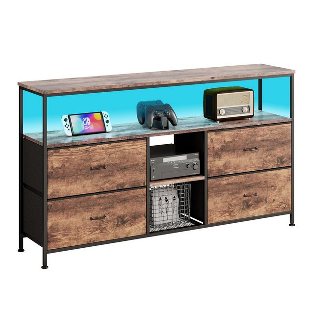 FUROKOY TV-Schrank TV-Schrank, Fernsehtisch, Lowboard 108x30x78cm Multifunk günstig online kaufen