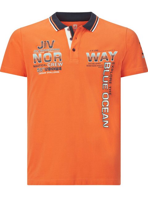 Jan Vanderstorm Poloshirt JERKER aus weichem Baumwoll-Piqué günstig online kaufen