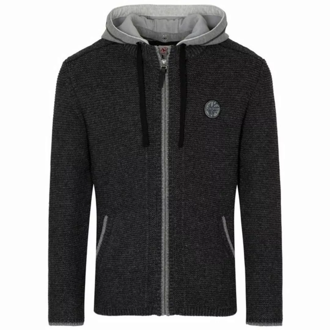 Spieth & Wensky Trachtenstrickjacke Strickjacke Herren - ECHO - hellgrau günstig online kaufen