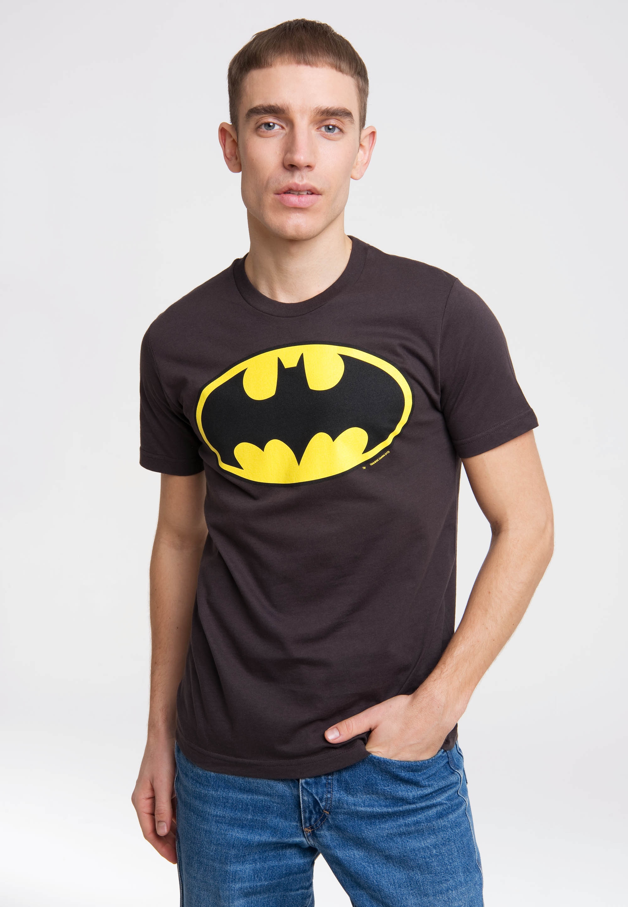 LOGOSHIRT T-Shirt "BATMAN - LOGO" günstig online kaufen