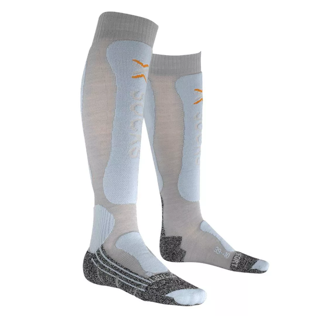 X-Bionic Ski Comfort Supersoft Damen-Skisocken Pearl/Ice Blue günstig online kaufen