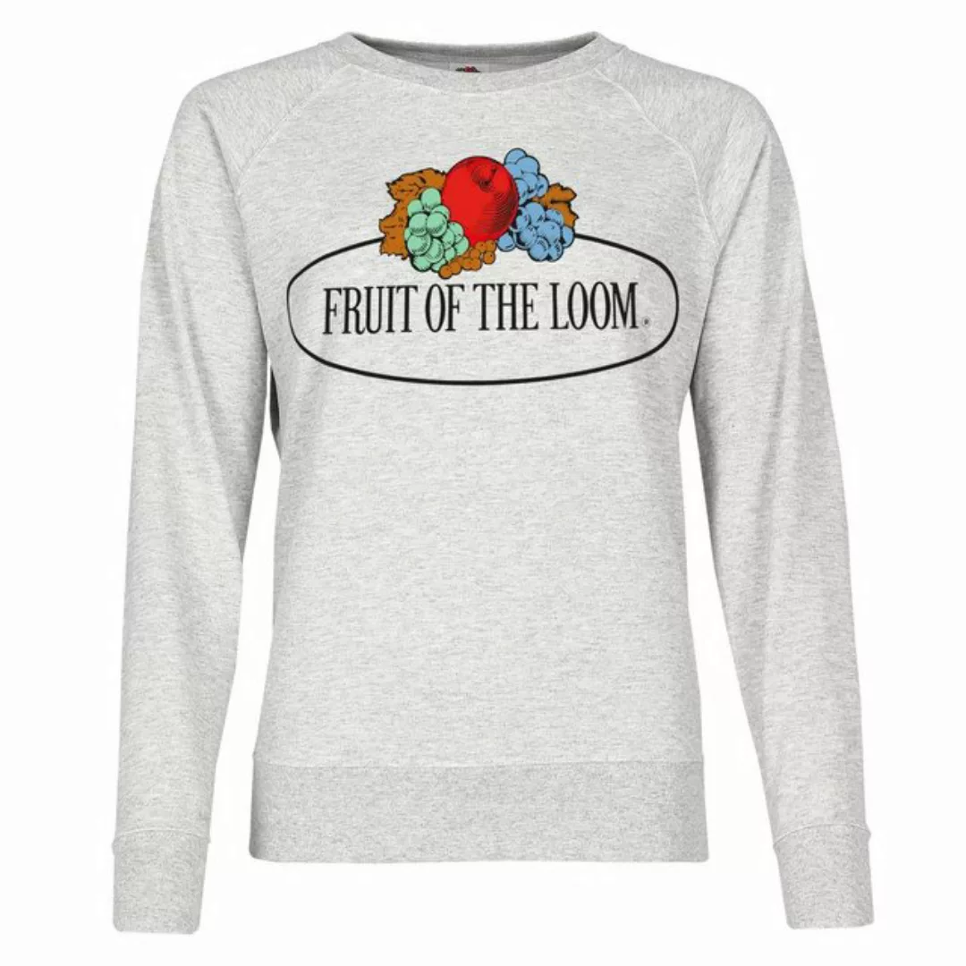 Fruit of the Loom Sweatshirt leichtes Damen Sweatshirt mit Vintage-Logo günstig online kaufen
