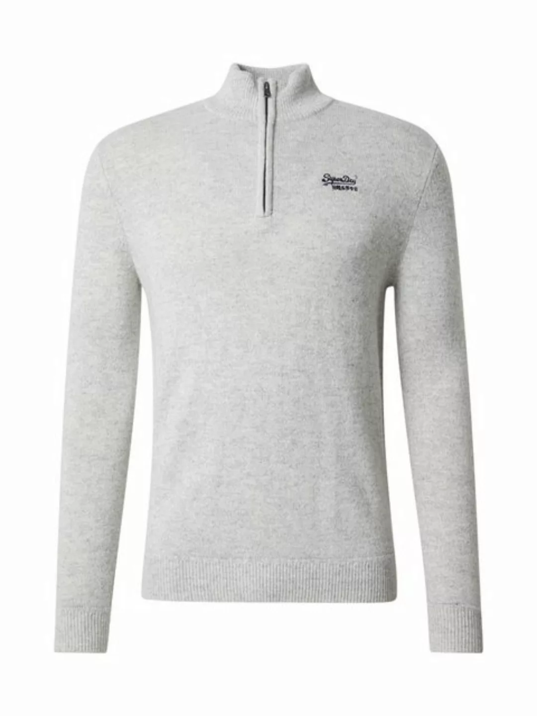 Superdry Strickpullover ESSENTIAL EMB KNIT HALF ZIP günstig online kaufen