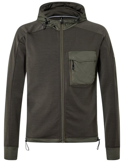 SUPER.NATURAL Outdoorjacke mit Brusttasche, Herren TRAIL JACKET aus Merino günstig online kaufen