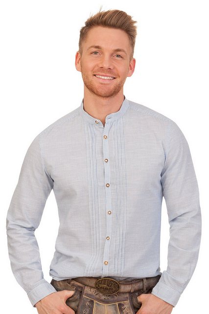Spieth & Wensky Trachtenhemd Trachtenhemd - KRAFT - blau günstig online kaufen