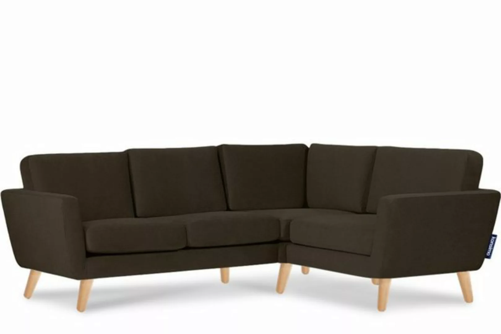 KONSIMO Ecksofa TAGIO Ecksofa rechts, Scandi-Stil, mit Armlehnen, Made in E günstig online kaufen