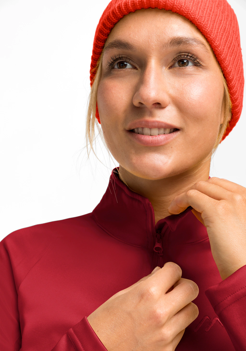 Maier Sports Fleecepullover "Eva", Damen Fleece, funktioneller Midlayer, Ha günstig online kaufen