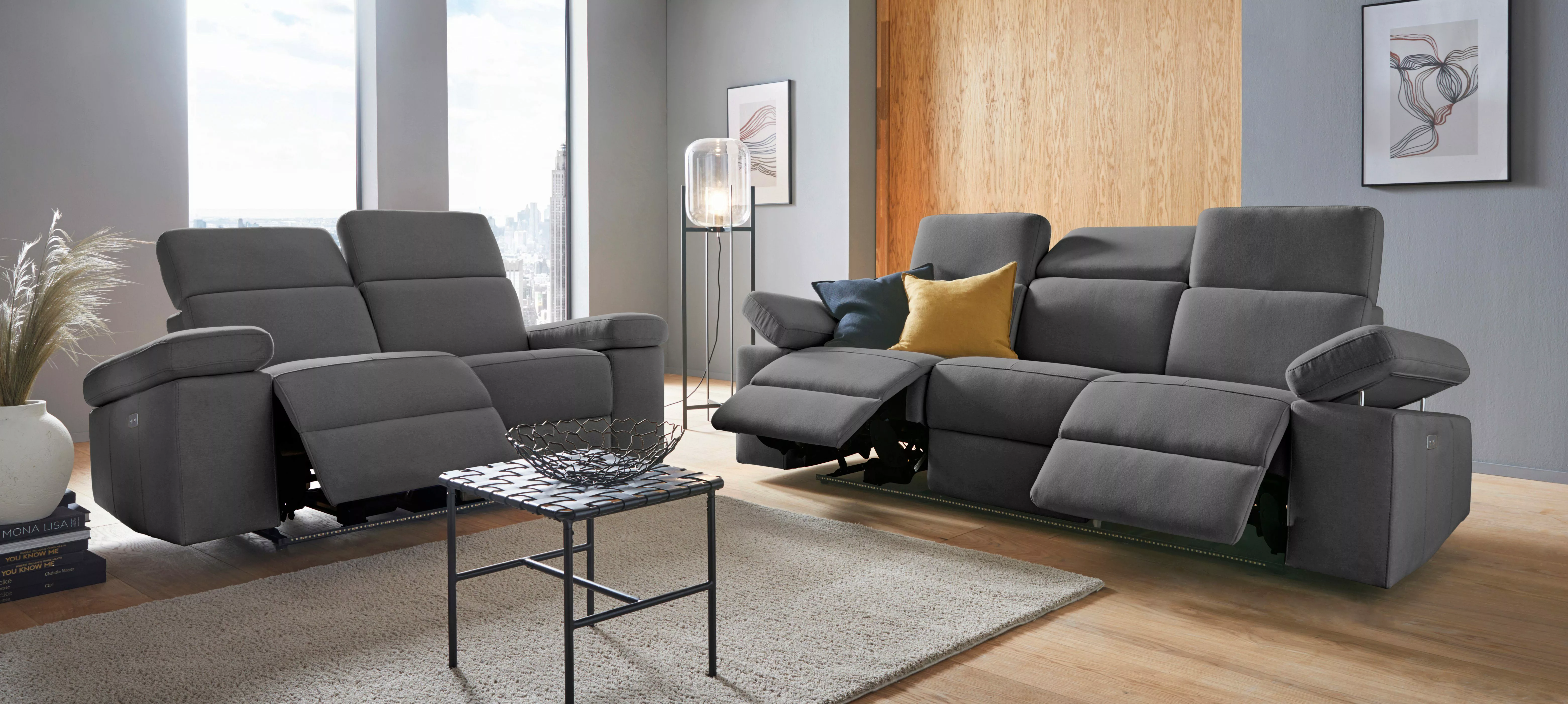 Places of Style Sitzgruppe "Kilado", mit Relaxfunktion, verstellbarer Armle günstig online kaufen