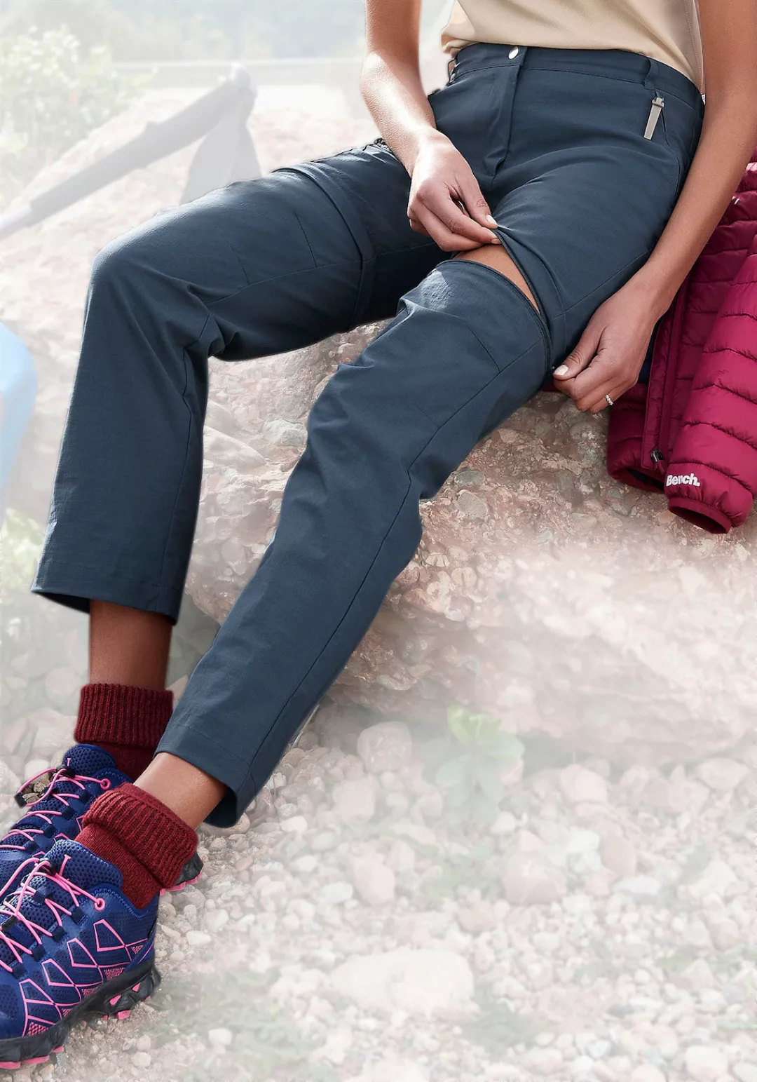 LASCANA ACTIVE Trekkinghose mit Zip-off Beinen günstig online kaufen