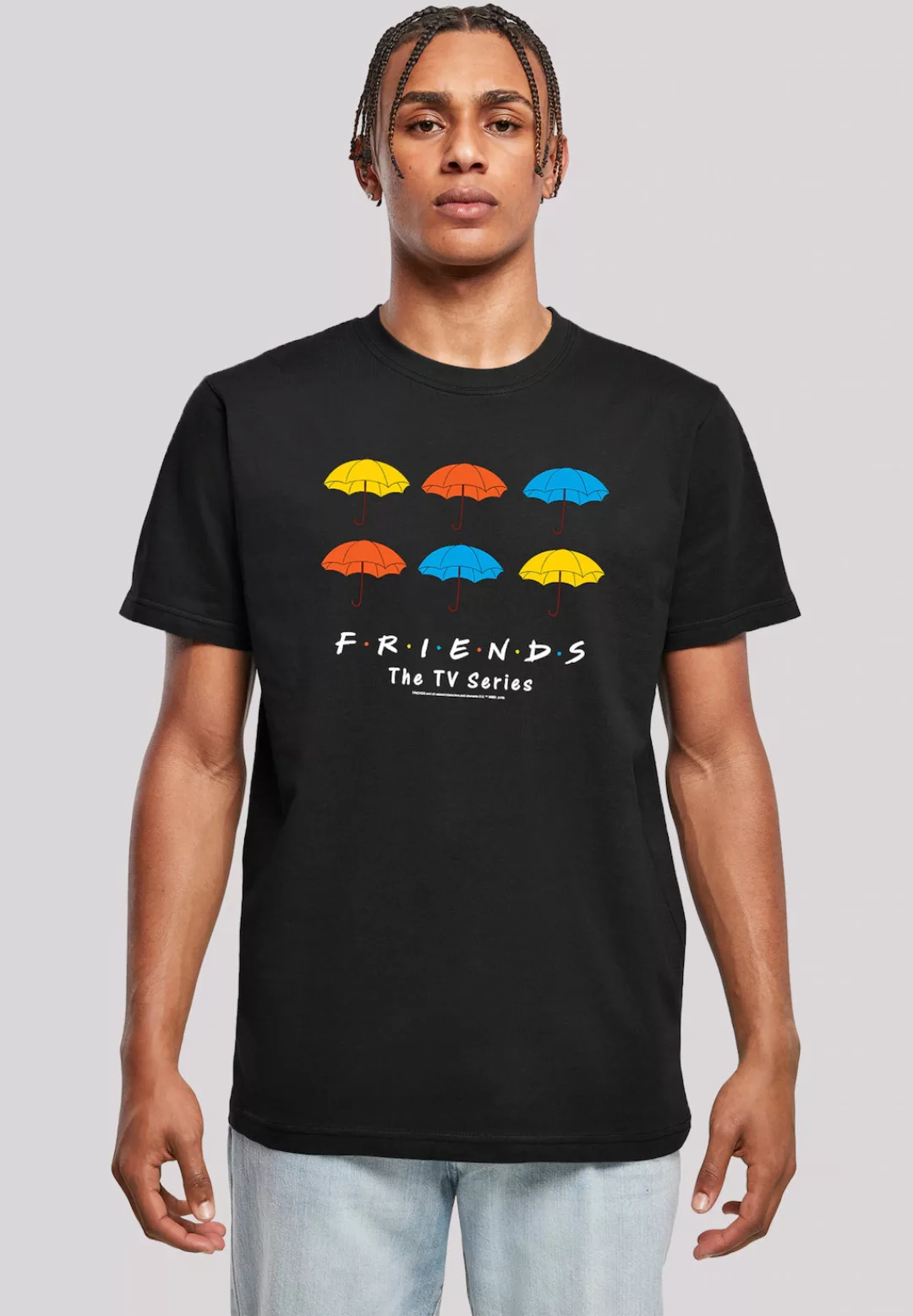 F4NT4STIC T-Shirt "FRIENDS Bunte Regenschirme", Herren,Premium Merch,Regula günstig online kaufen