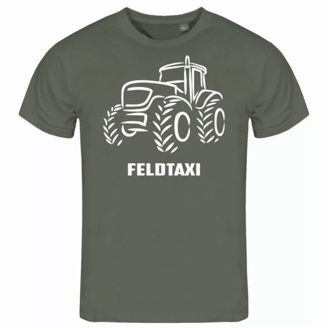 deinshirt Print-Shirt Herren T-Shirt Feldtaxi Funshirt mit Motiv günstig online kaufen