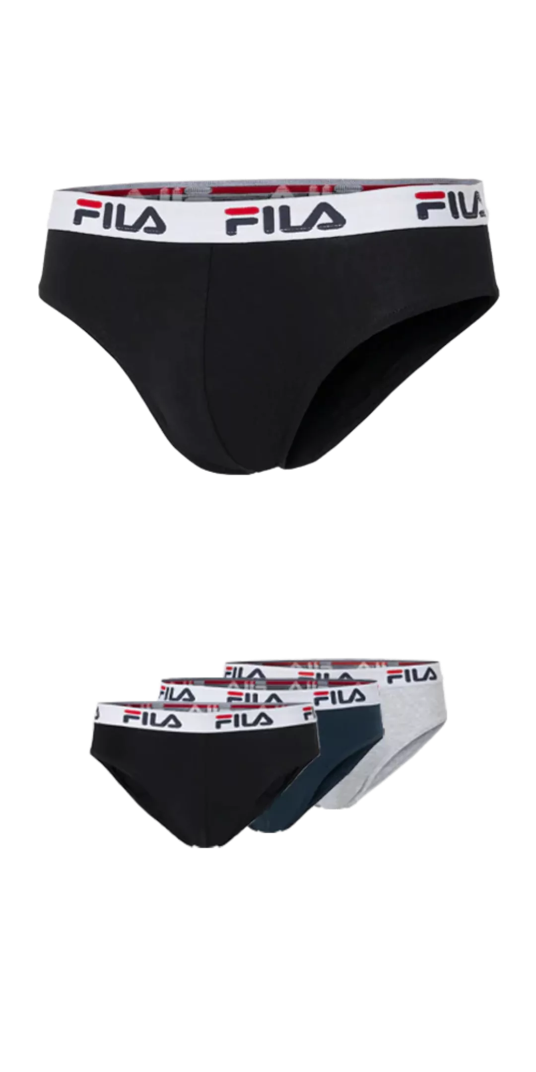 Fila Slip, (3er Pack), mit elastischem Logobund günstig online kaufen