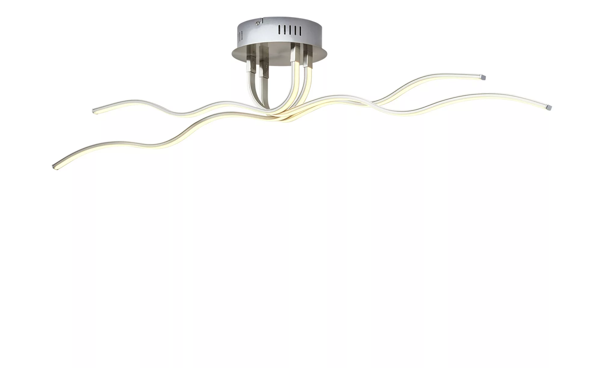 JUST LIGHT Deckenleuchte »WAVE«, 4 flammig-flammig, inkl. festverbautem LED günstig online kaufen