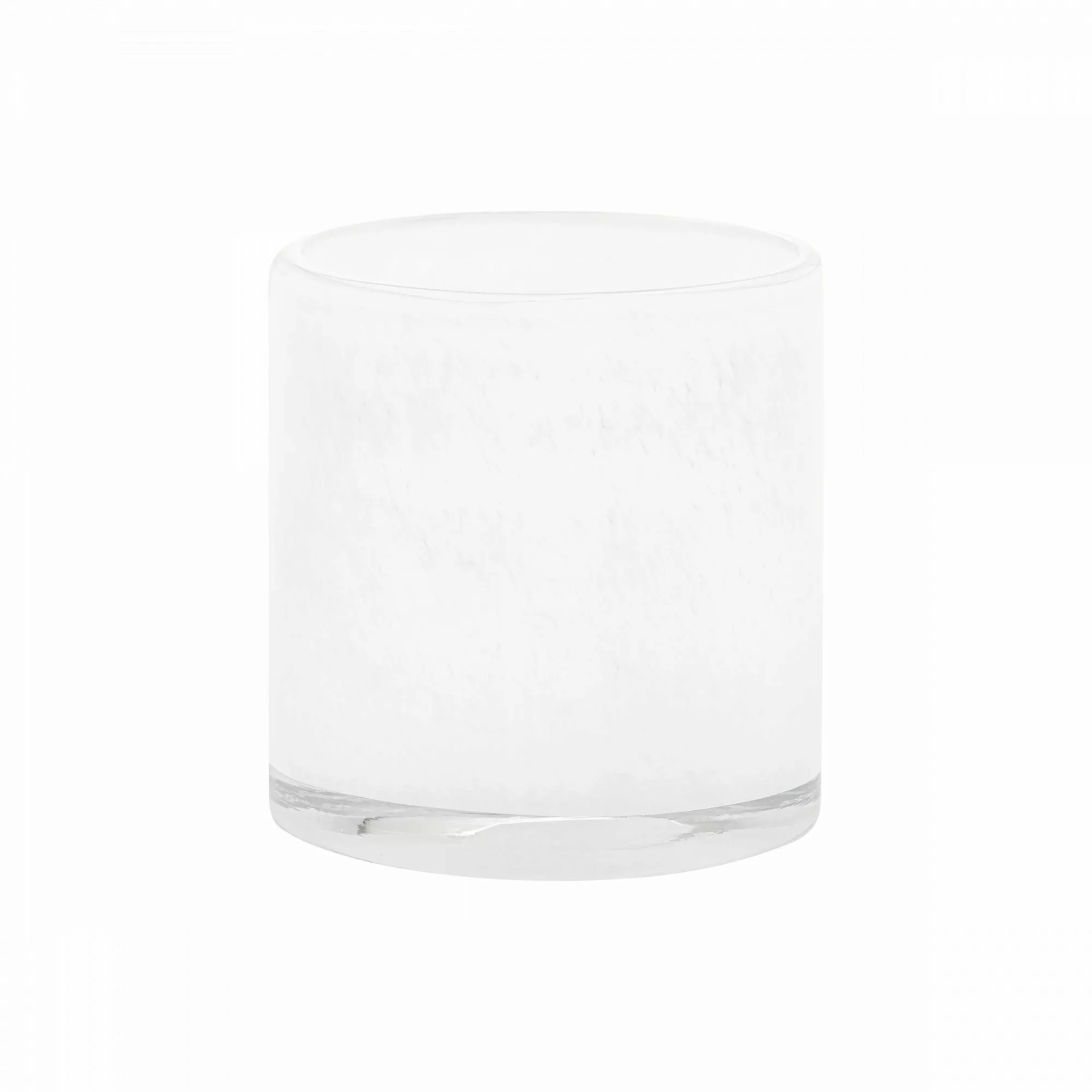 Farbiges Glaswindlicht Saga M H:12 cm L: 12cm White günstig online kaufen