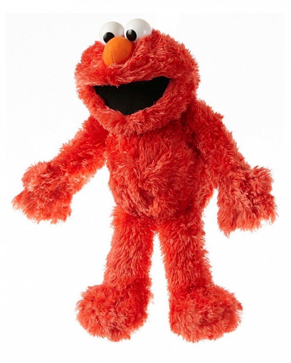 Horror-Shop Plüschfigur Sesamstrasse Elmo-Handspiel-Puppe für Sprachtherap günstig online kaufen
