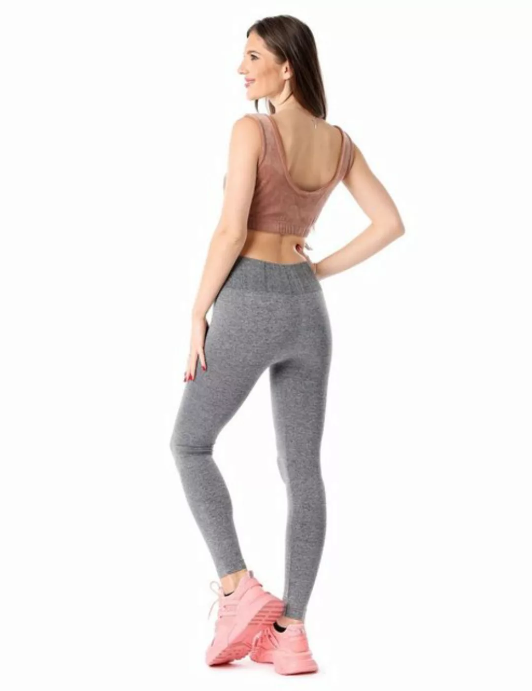 Merry Style Leggings Damen Nahtlose Leggings mit breitem Komfortbund MSGI05 günstig online kaufen