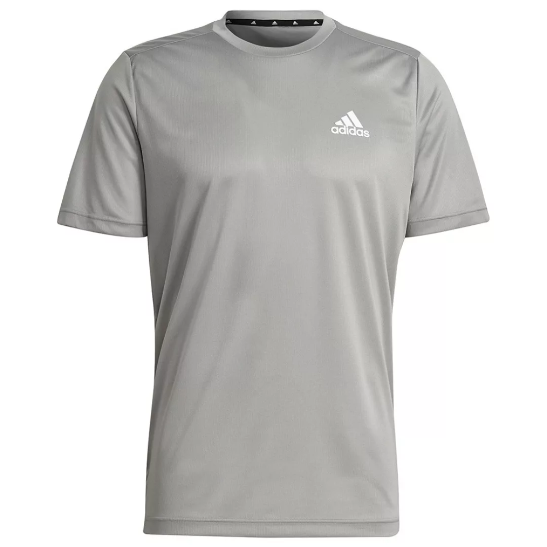 Adidas Pl Kurzarm T-shirt S Mgh Solid Grey / White günstig online kaufen